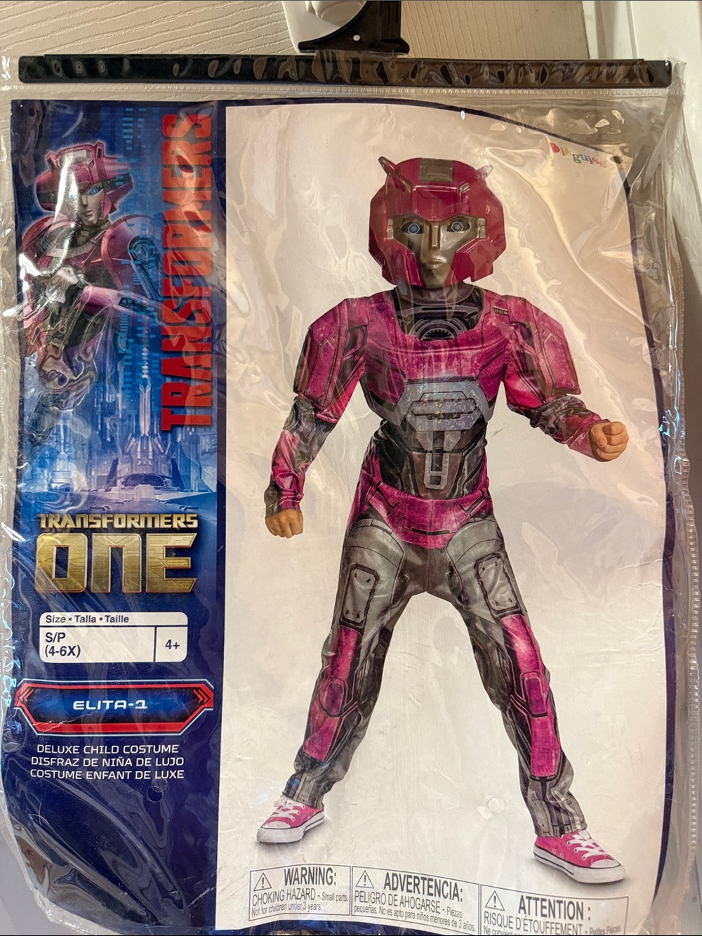 Disguise Transformers One Elita-1 Costume - Pink and Silver
